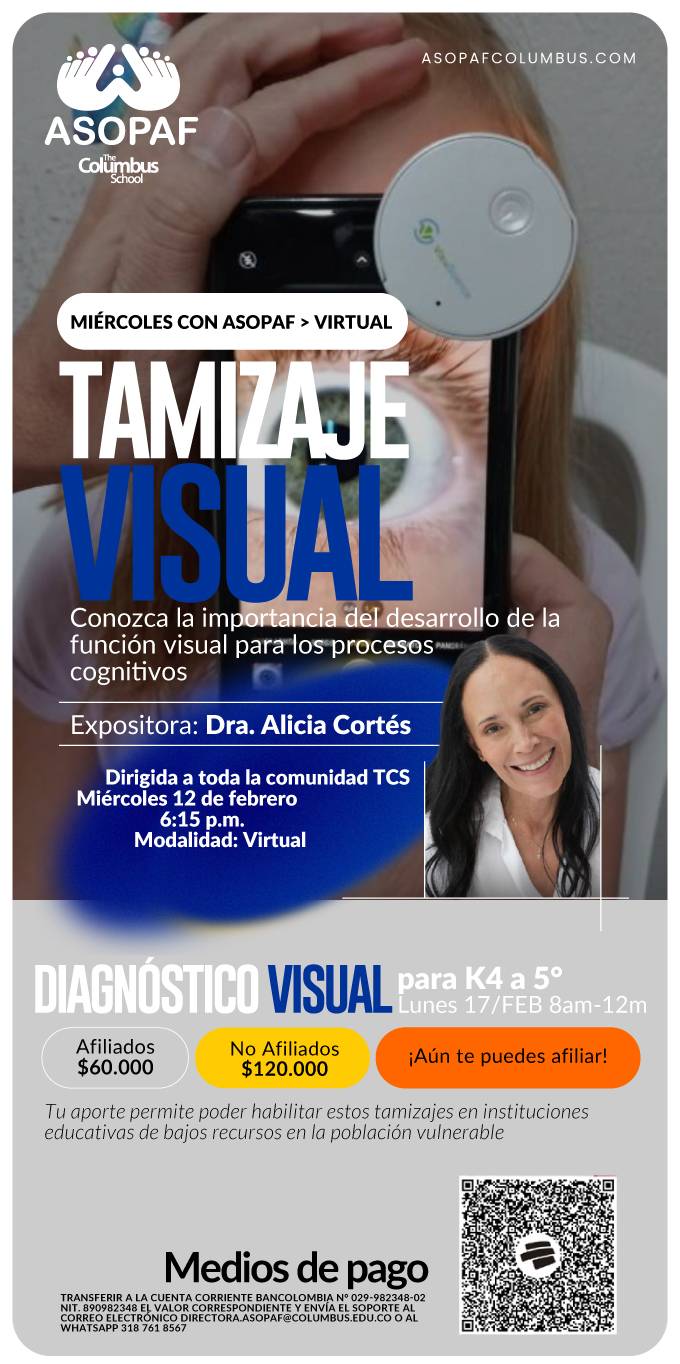 Miércoles con ASOPAF> Tamizaje visual